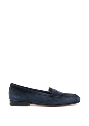 Santoni Carla suede loafers - Blue