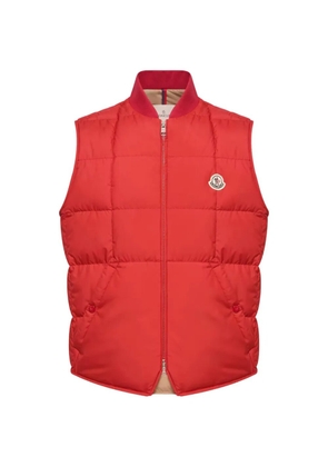 Moncler Elberton quilted padded gilet - Red