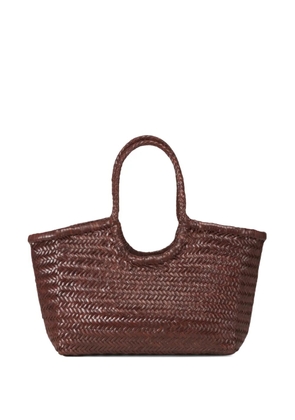 DRAGON DIFFUSION Nantucket Big handwoven tote bag - Brown