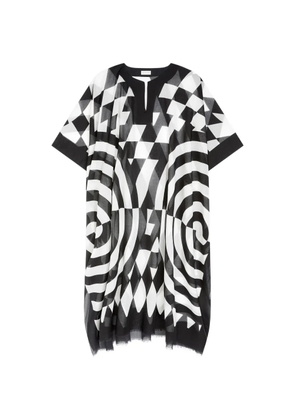 DRIES VAN NOTEN loose-fit printed kaftan - White