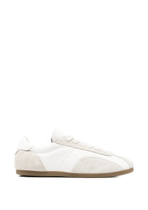 Represent panelled lace-up sneakers - White