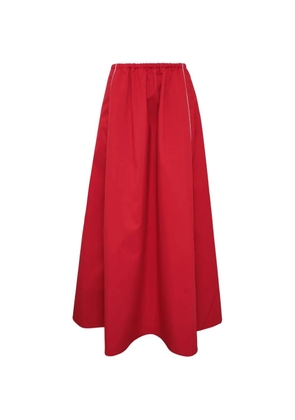 MSGM gathered midi skirt