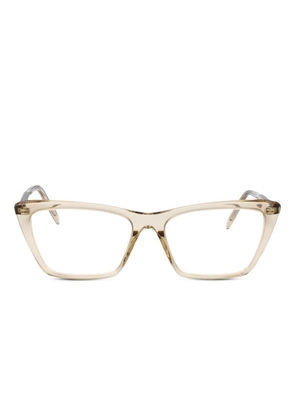 Saint Laurent Eyewear cat-eye glasses - Neutrals