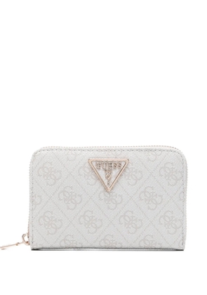 GUESS USA monogram-PATTERN wallet - Grey
