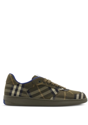 Burberry Check Terrace sneakers - Green