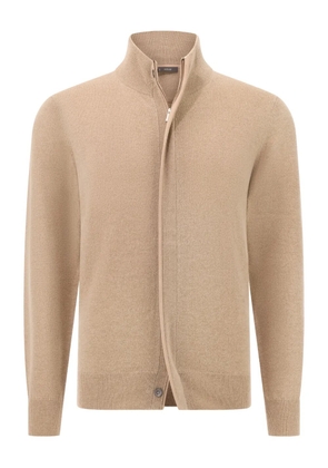 Boggi Milano full-zip cardigan - Neutrals