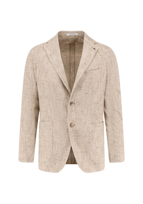 Tagliatore single-breasted patch pocket blazer - Neutrals