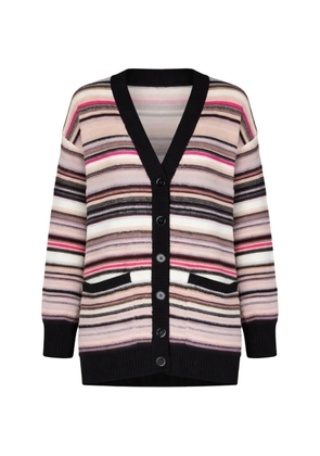 Missoni striped pockets cardigan - Black