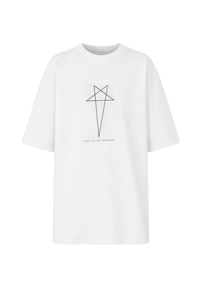 Rick Owens star graphic T-shirt - White