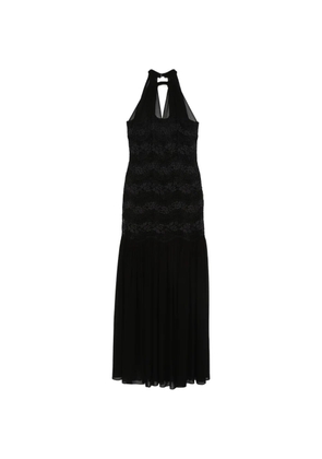 TWINSET halter lace dress - Black