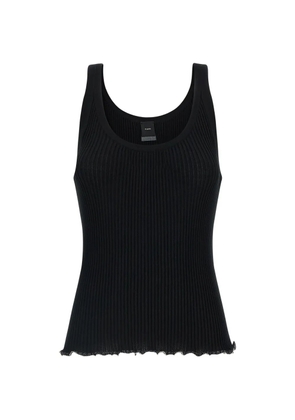 PINKO ribbed beaded top - Black