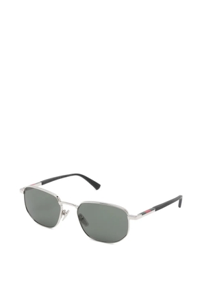 Gucci Eyewear geometric frame sunglasses - Silver