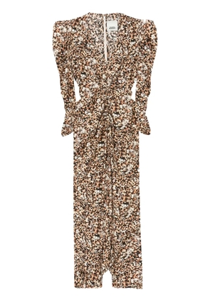ISABEL MARANT Albini midi dress - Brown
