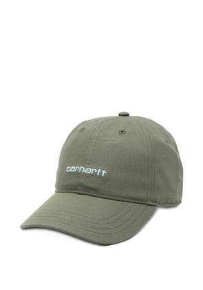 Carhartt WIP logo-embroidered cap - Green