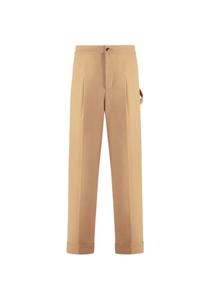 Umit Benan pleat trousers - Brown