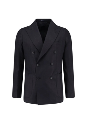 Tagliatore double-breasted peak-lapel blazer - Blue