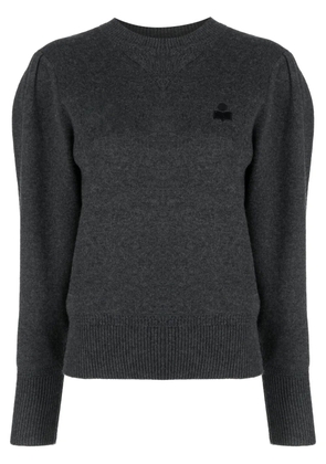 MARANT ÉTOILE Kelaya logo-patch jumper - Grey
