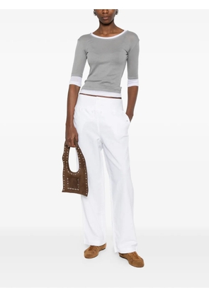 Gimaguas Anna button trousers - White