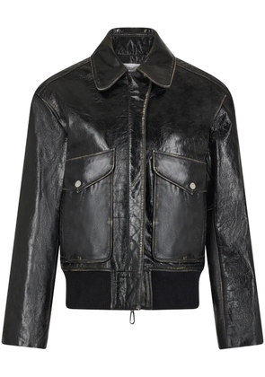 Rabanne leather jacket - Black