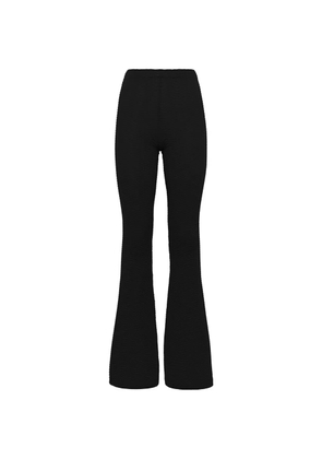 Laneus knitted flared trousers - Black