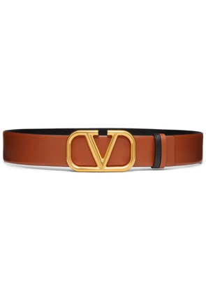 Valentino Garavani 20mm VLogo Signature reversible belt - Brown