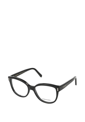 Ferragamo browline eyeglasses - Black