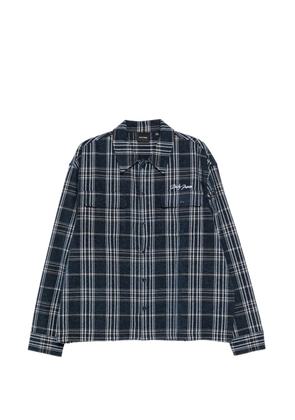 Daily Paper plaid flap-pocket shirt - Blue