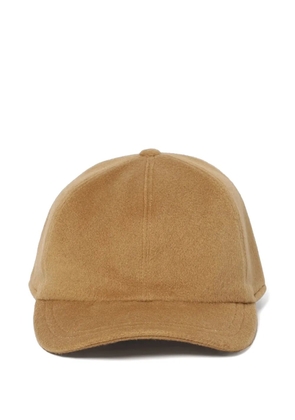 Borsalino Hiker cashmere baseball cap - Brown