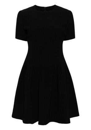 CFCL hypha short-sleeved dress - Black