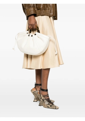 Coccinelle leather tote bag - White