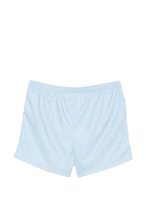 Casablanca logo-jacquard swim shorts - Blue