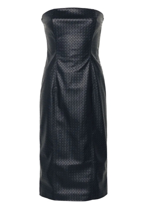 ROTATE BIRGER CHRISTENSEN braided midi dress - Blue