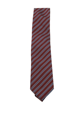 Zegna striped tie - Red