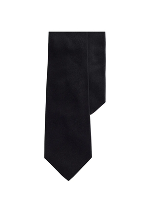 Ralph Lauren Purple Label logo-label tie - Black