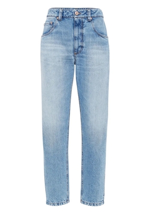 Brunello Cucinelli distressed-effect denim jeans - Blue