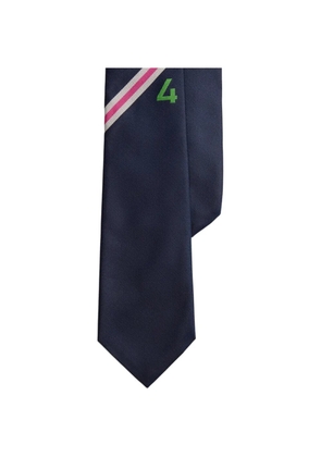 Polo Ralph Lauren Repp crest logo tie - Blue