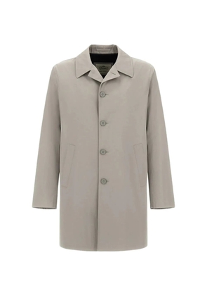 Herno welt-pockets button coat - Grey