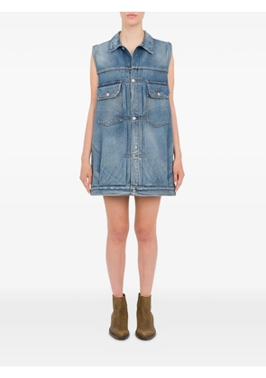 Department 5 front-pocket mini dress - Blue