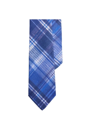 Polo Ralph Lauren plaid-pattern tie - Blue