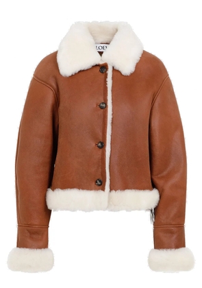 LOEWE shearling jacket - Brown