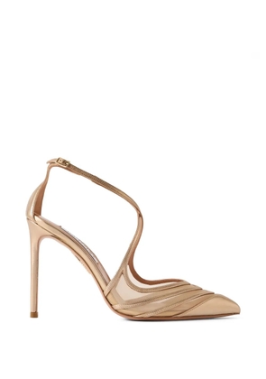 Aquazzura t-strap leather pumps - Pink