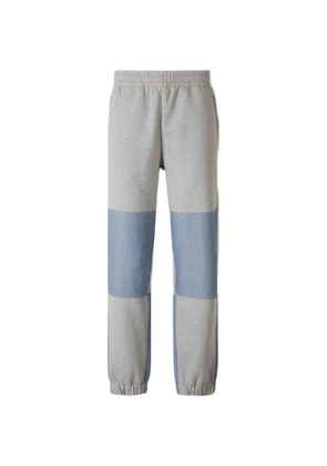 Moncler Grenoble Chambray panelled pocket track pants - Grey