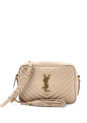 Saint Laurent Pre-Owned Lou Camera Bag Matelasse Chevron Leather Small crossbody bag - Neutrals
