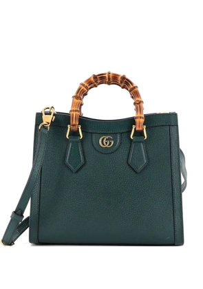 Gucci Pre-Owned Diana NM Bamboo Handle Leather Small tote bag - Green