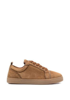 Christian Louboutin Pre-Owned lace-up fastening sneakers - Brown