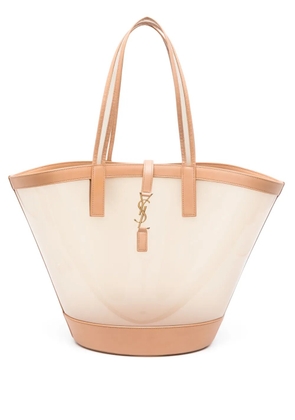 Saint Laurent medium Panier tote bag - Neutrals