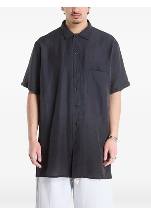Y-3 short-sleeved long shirt - Black