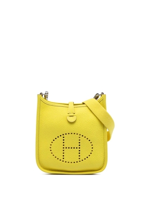 Hermès Pre-Owned 2021 Clemence Evelyne TPM crossbody bag - Yellow