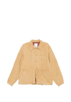 visvim patch-pocket travail coverall jacket - Neutrals