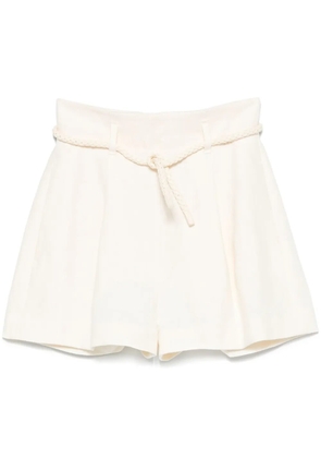 ZIMMERMANN Crush shorts - Neutrals